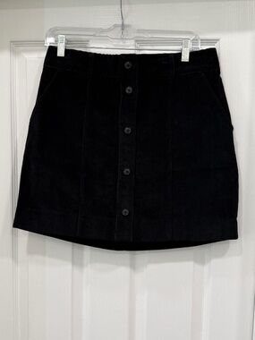 Vineyard Vines Corduroy Button‑Front Mini Skirt Small